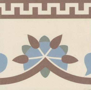 Barvita Fliesen in der Farbe Serge Lignes, in einer modernen Verlegeoptik, 15x15cm.