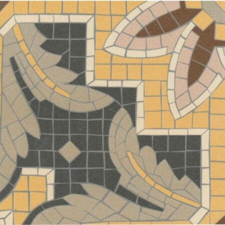 Barvita Octavie Dekor, 15x15cm – Verlegt in gelbem Muster