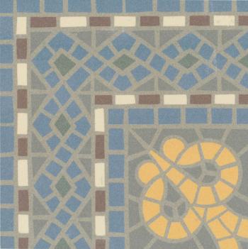 Produktbild der Barvita Fliese "Dekor Romeo" 15x15cm